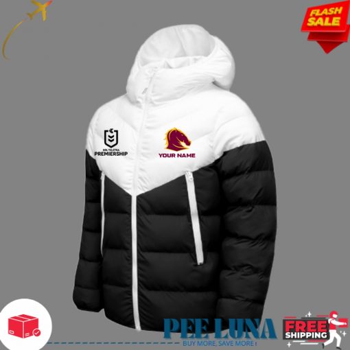 BRISBANE BRONCOS – NRL DOWN COTTON JACKET FASHIONS 2024