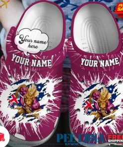 BRISBANE BRONCOS-NRL PREMIUM 3D CROCS