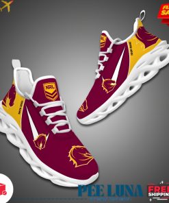 BRISBANE BRONCOSPERSONALIZED NRL MAX SOUL SHOES