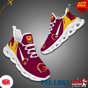 BRISBANE BRONCOSPERSONALIZED NRL MAX SOUL SHOES