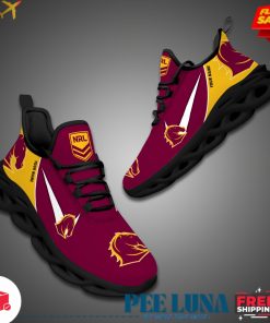 BRISBANE BRONCOSPERSONALIZED NRL MAX SOUL SHOES