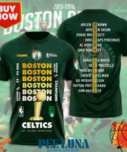 Boston Celtics 3D Apparel T- Shirt PLU 37