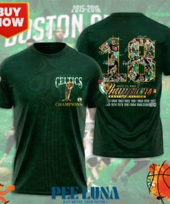 Boston Celtics 3D Apparel T- Shirt PLU 32