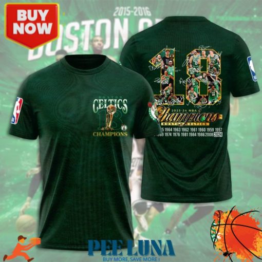 Boston Celtics 3D Apparel T- Shirt PLU 32