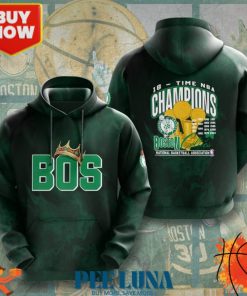 Boston Celtics 3D Apparel Hoodie – PLU 38