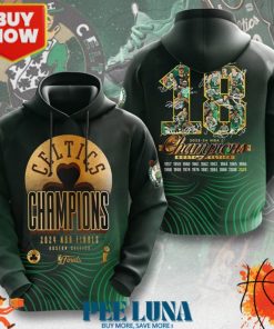 Boston Celtics 3D Apparel Hoodie – PLU 39