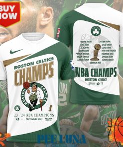 Boston Celtics 3D Apparel T- Shirt PLU 31