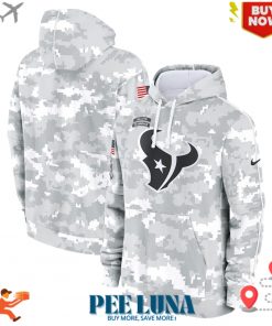 HOUSTON TEXANS NIKE 2024 SALUTE TO SERVICE CLUB FLEECE PULLOVER HOODIE