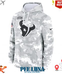 HOUSTON TEXANS NIKE 2024 SALUTE TO SERVICE CLUB FLEECE PULLOVER HOODIE