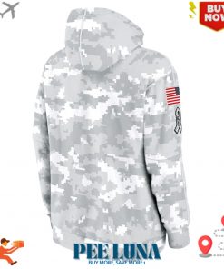 HOUSTON TEXANS NIKE 2024 SALUTE TO SERVICE CLUB FLEECE PULLOVER HOODIE