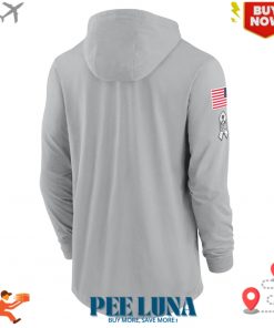 HOUSTON TEXANS NIKE 2024 SALUTE TO SERVICE LIGHTWEIGHT PERFORMANCE LONG SLEEVE HOODED TSHIRT 3