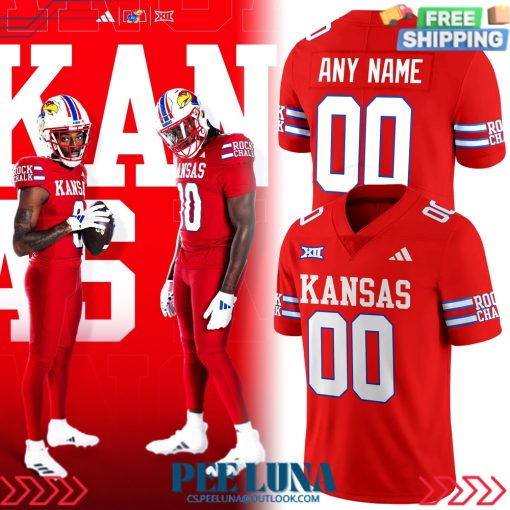 KANSAS FOOTBALL UNVEILS NEW RED UNIFORMS 2024