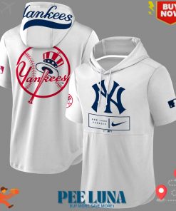 NEW YORK YANKEES SHORT SLEEVE HOODIE