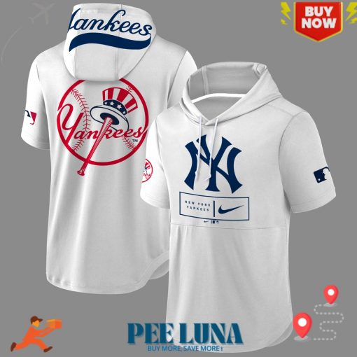 NEW YORK YANKEES SHORT SLEEVE HOODIE