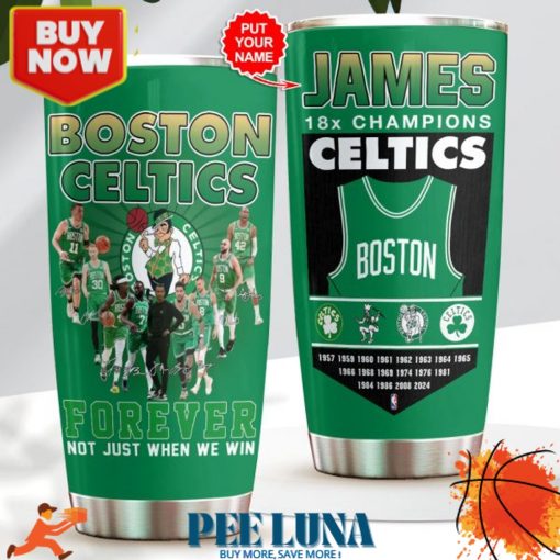 Personalized Boston Celtics Tumbler Cup – PLU 13