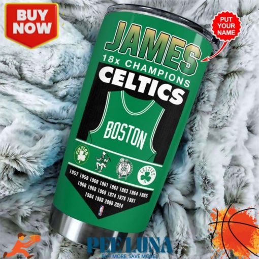 Personalized Boston Celtics Tumbler Cup – PLU 13