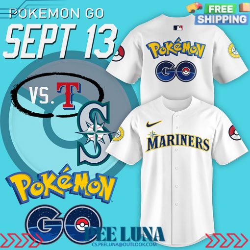 SEATTLE MARINERS 2024 POKÉMON GO NIGHT JERSEY