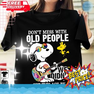 TSHIRT SNOOPY OLD PEOPLE