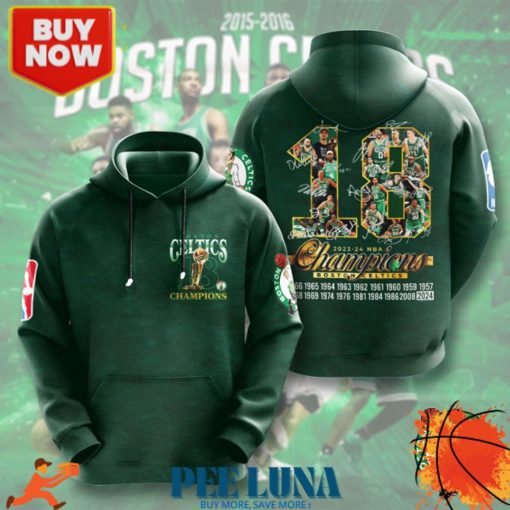 Boston Celtics 3D Apparel Hoodie – PLU 41