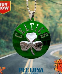 Boston Celtics Custom Shape 2-sided Acrylic Car Ornament – PLU 58