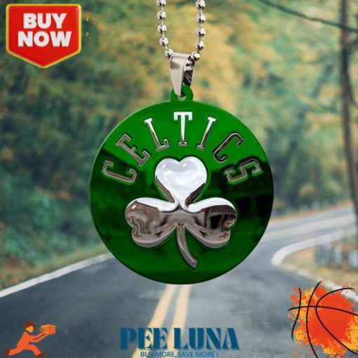 Boston Celtics Custom Shape 2-sided Acrylic Car Ornament – PLU 58