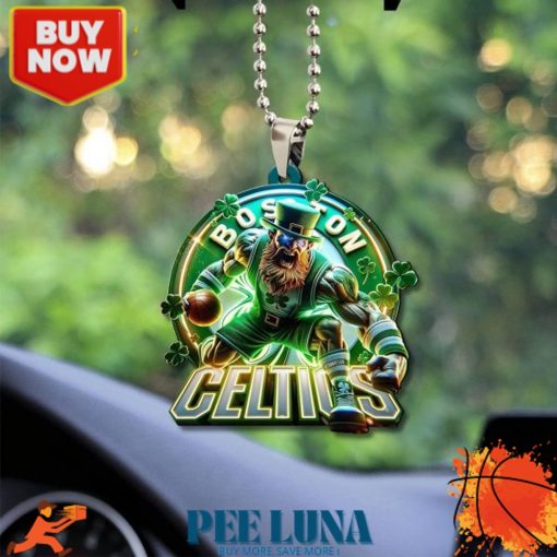 Boston Celtics Custom Shape 2-sided Acrylic Car Ornament – PLU 59