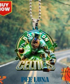 Boston Celtics Custom Shape 2-sided Acrylic Car Ornament – PLU 59