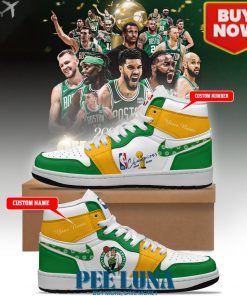 Boston Celtics Personalized NBA AJ1 For Our 18th NBA CUP