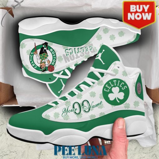 Boston Celtics Personalized Shoes Limited Edition AJ13