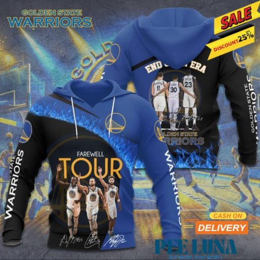 Golden State Warriors 3D Apparel Hoodie –  PLU 124