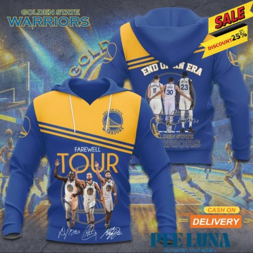 Golden State Warriors 3D Apparel Hoodie – PLU 136