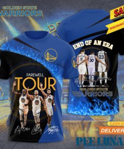 Golden State Warriors 3D Apparel  T-Shirt PLU 123