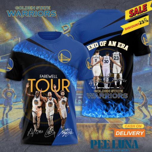 Golden State Warriors 3D Apparel  T-Shirt PLU 123