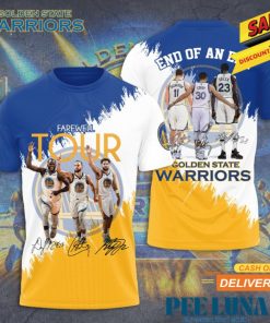 Golden State Warriors 3D Apparel T-Shirt  PLU 129