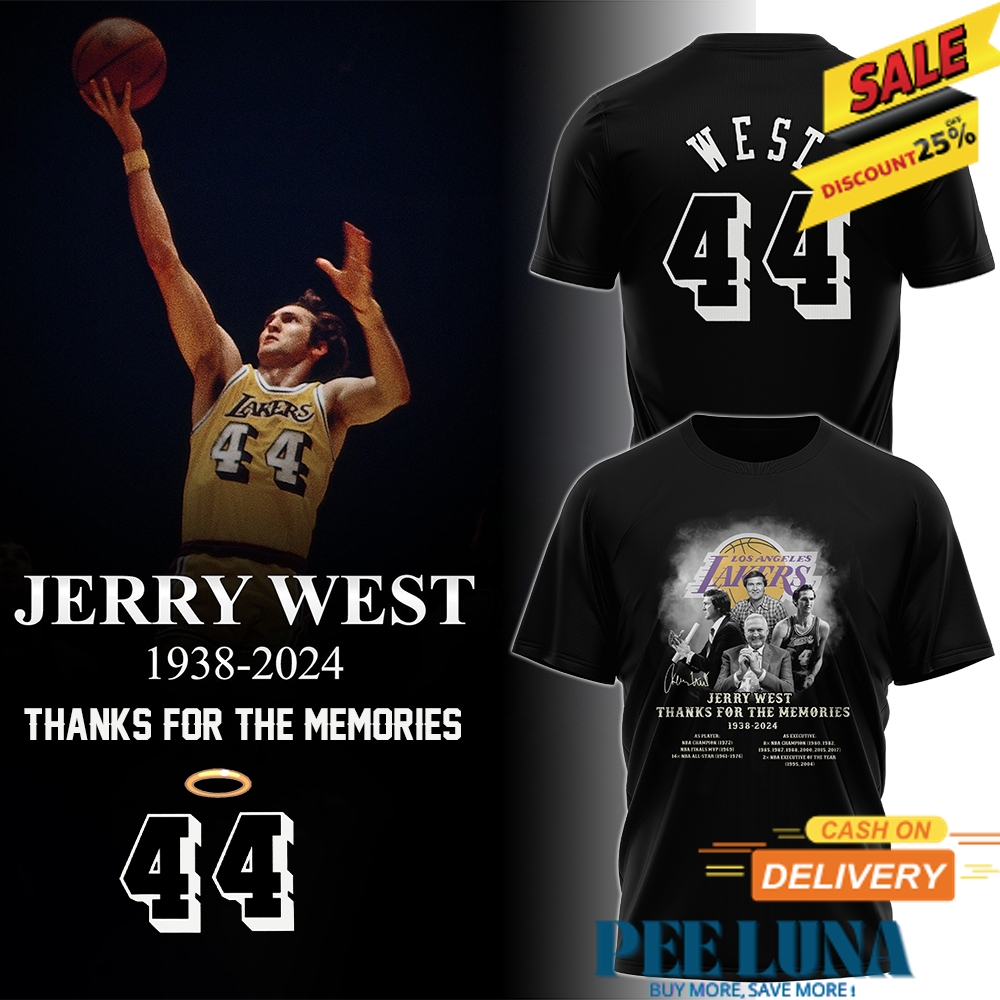 Jerry West Memorial Tshirt