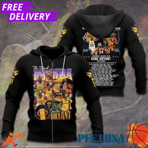 Kobe Bryant 3D Apparel Hoodie – PLU 80