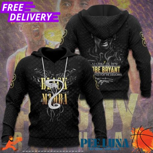 Kobe Bryant 3D Apparel Hoodie – PLU 96