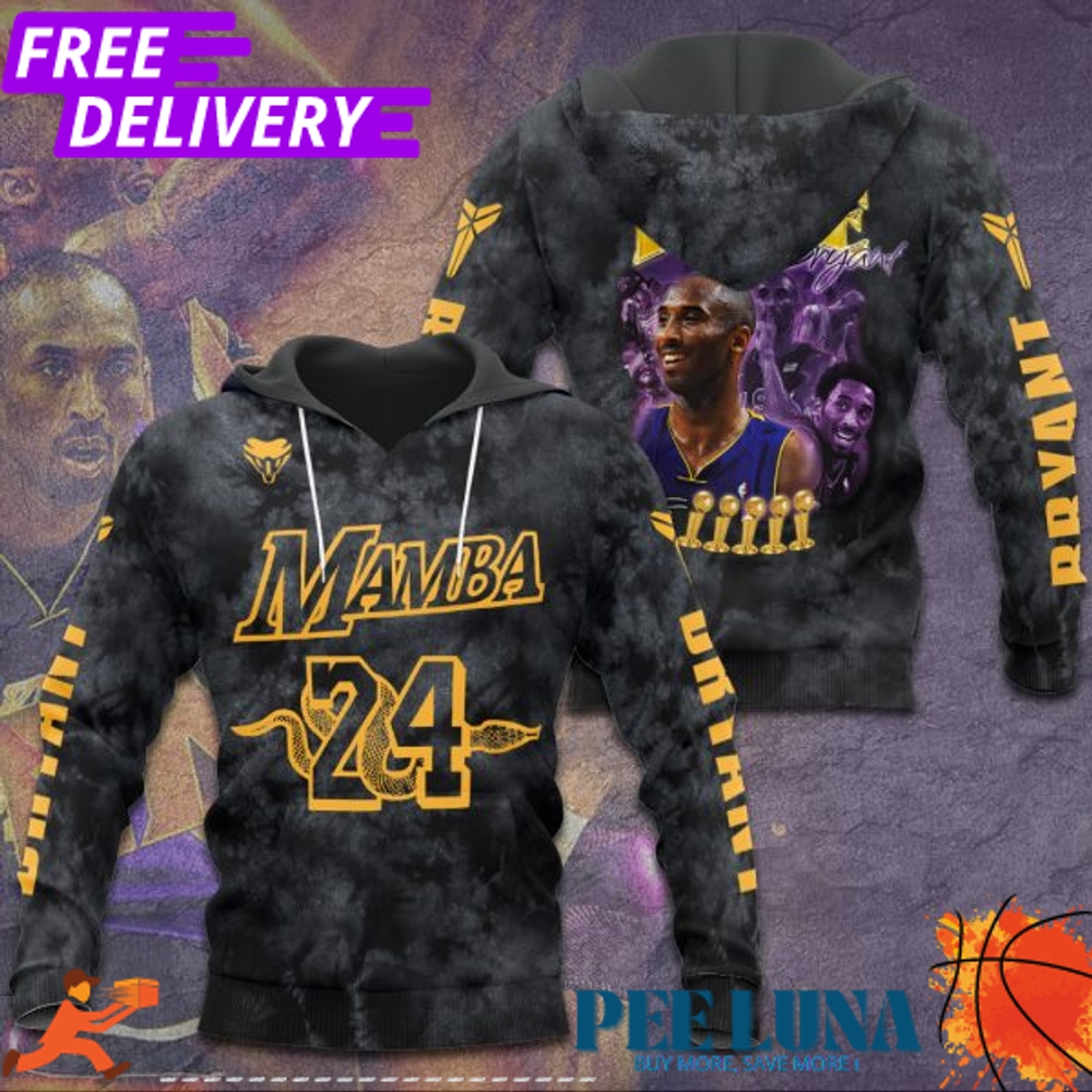 Kobe Bryant 3D Apparel Hoodie – PLU 72