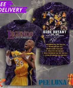 Kobe Bryant 3D Apparel T-Shirt PLU 81