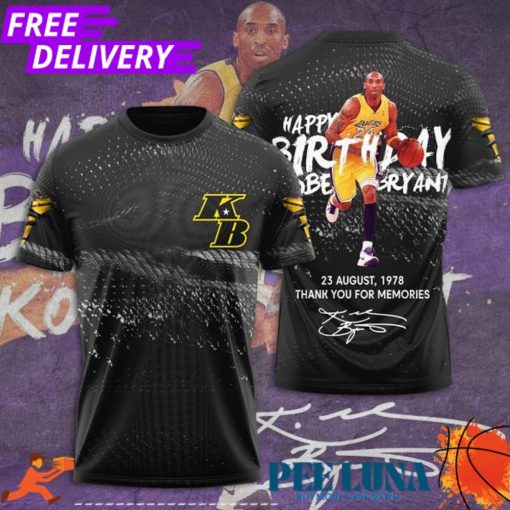 Kobe Bryant 3D Apparel T-Shirt PLU 97