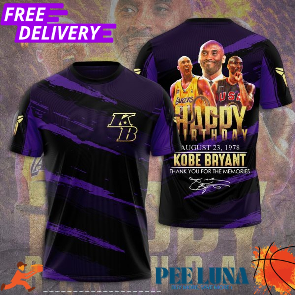 Kobe Bryant 3D Apparel  T-Shirt PLU 99