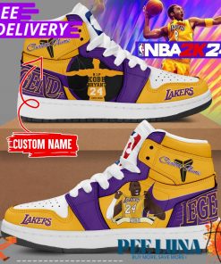 Kobe Bryant Los Angeles Lakers NBA Sneaker Air Jordan AJ1