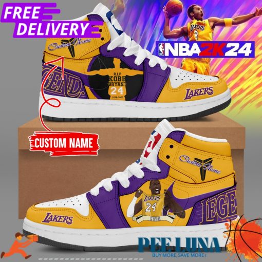 Kobe Bryant Los Angeles Lakers NBA Sneaker Air Jordan AJ1