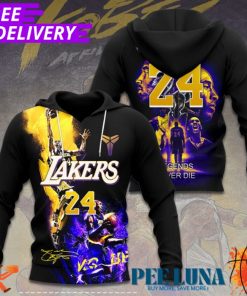 Kobe Bryant x Los Angeles Lakers 3D Apparel Hoodie – PLU 77