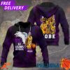 Kobe Bryant x Los Angeles Lakers 3D Apparel T-Shirt PLU 74