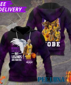 Kobe Bryant x Los Angeles Lakers 3D Apparel Hoodie – PLU 75