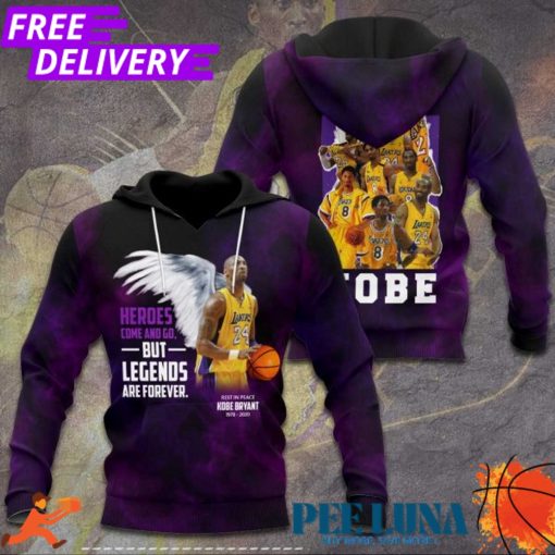 Kobe Bryant x Los Angeles Lakers 3D Apparel Hoodie – PLU 75