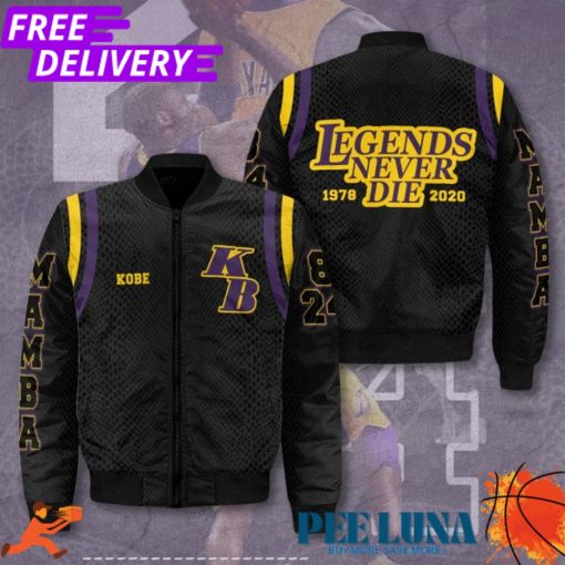 Kobe Bryant x Los Angeles Lakers 3D Bomber Jacket – PLU 103