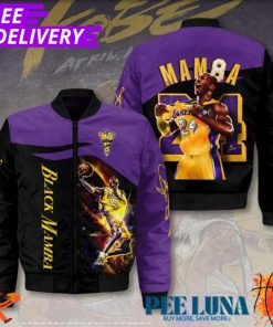 Kobe Bryant x Los Angeles Lakers 3D Bomber Jacket – PLU 106