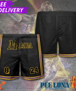 Kobe Bryant x Los Angeles Lakers 3D Shorts – PLU 121